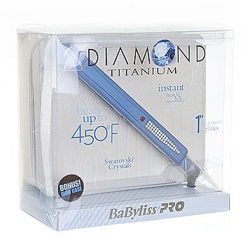 Chapa Babyliss Pro Diamond Titanium Blue 1
